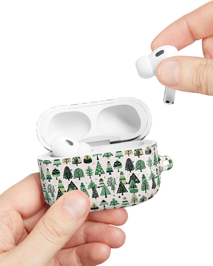 Mini Vintage Green Trees AirPod Cases (Airpods Cases Gen 1)