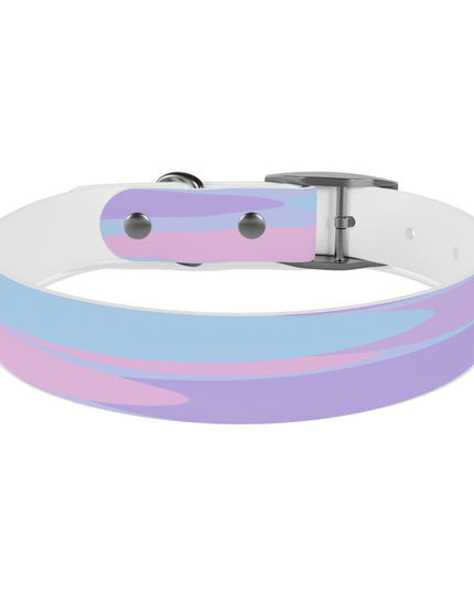 Pastel Purple and Mauve Patches Medium Dog Collar
