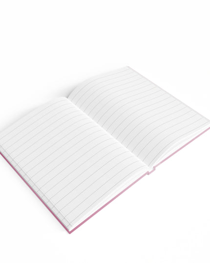 Pink Blush Fade 5" x 7" Journal - 128 Ruled Line pages