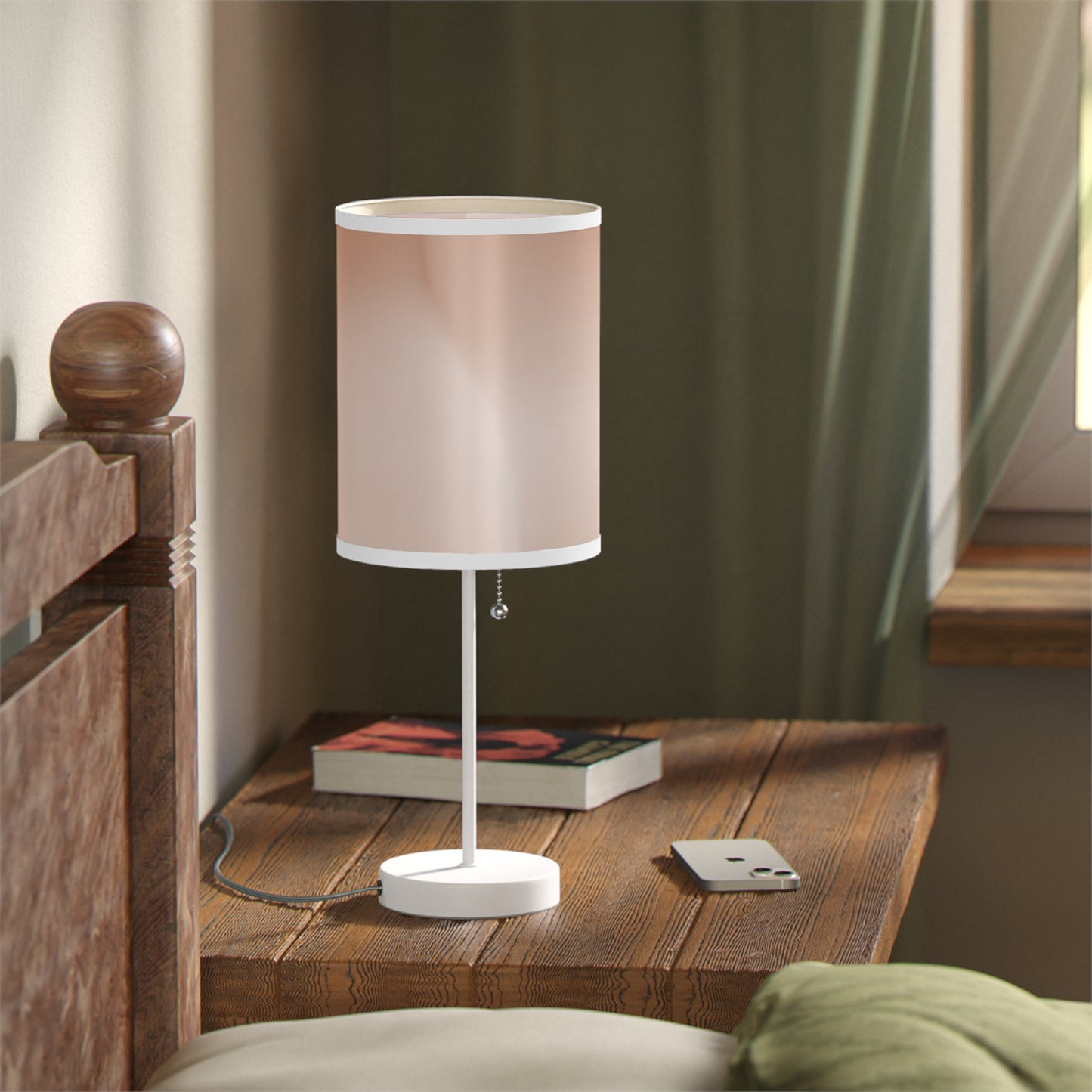 Soft Fade Table Lamp on a White or Silver Stand, US|CA plug