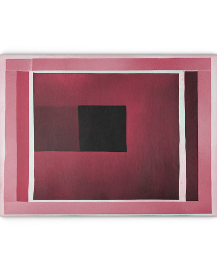 Red Shadow Glass Cutting Board, 11" x 15"
