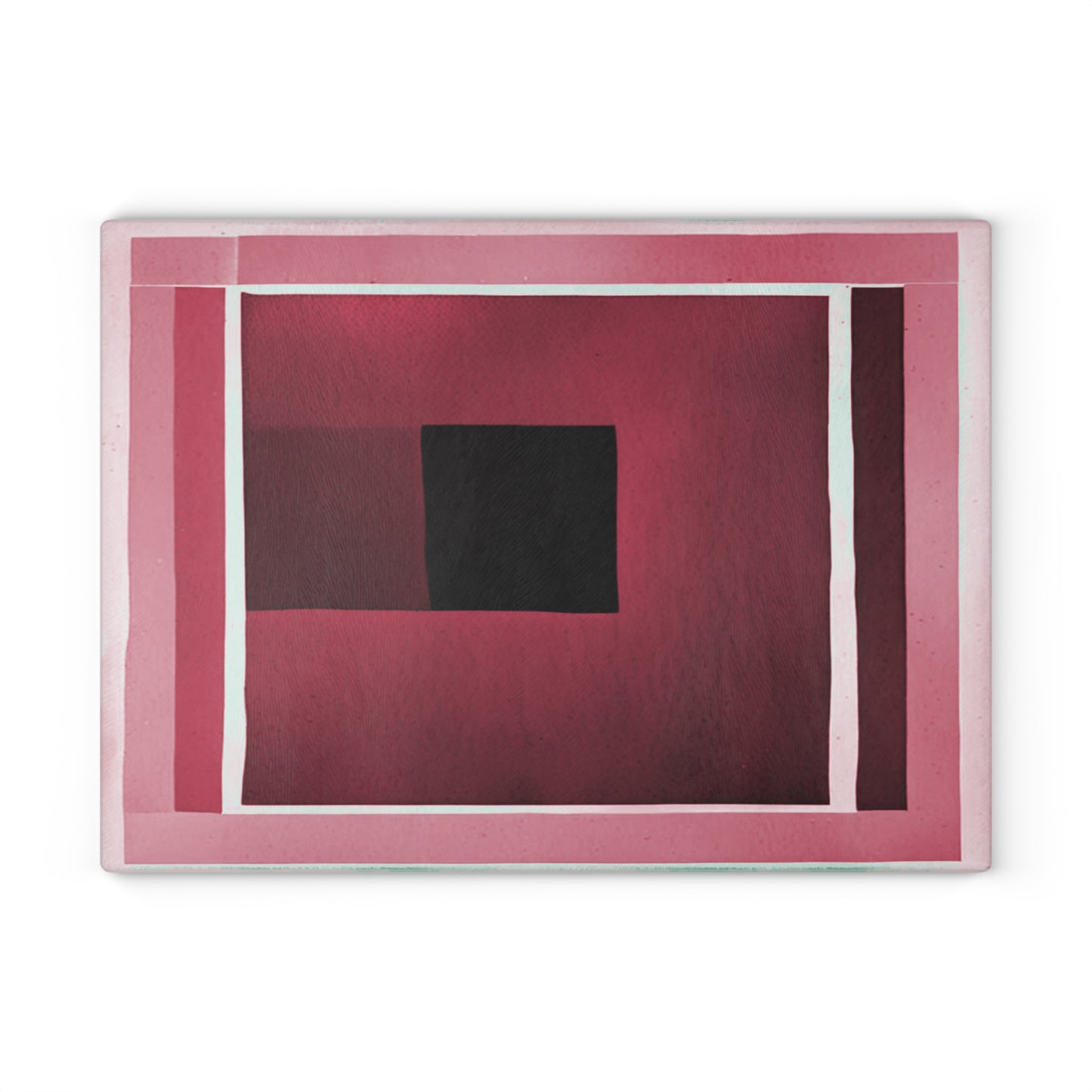 Red Shadow Glass Cutting Board, 11" x 15"