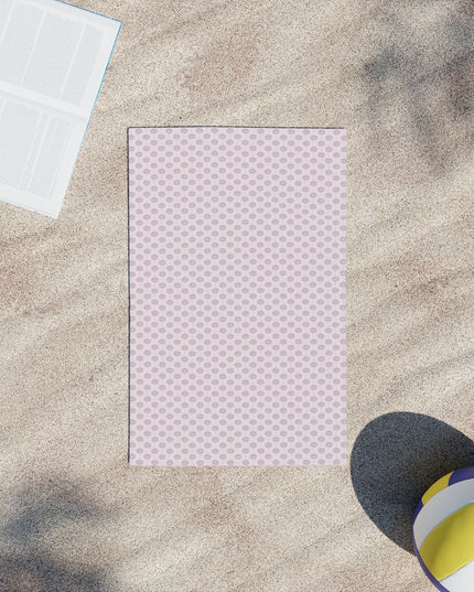 Pink Mornings Star-crossed Bodies Beach Towel, 18" x 27"