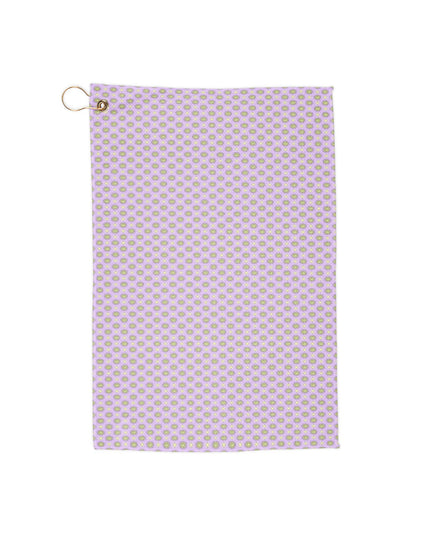 Magenta Star-crossed Bodies Golf Towel, 16" x 24"