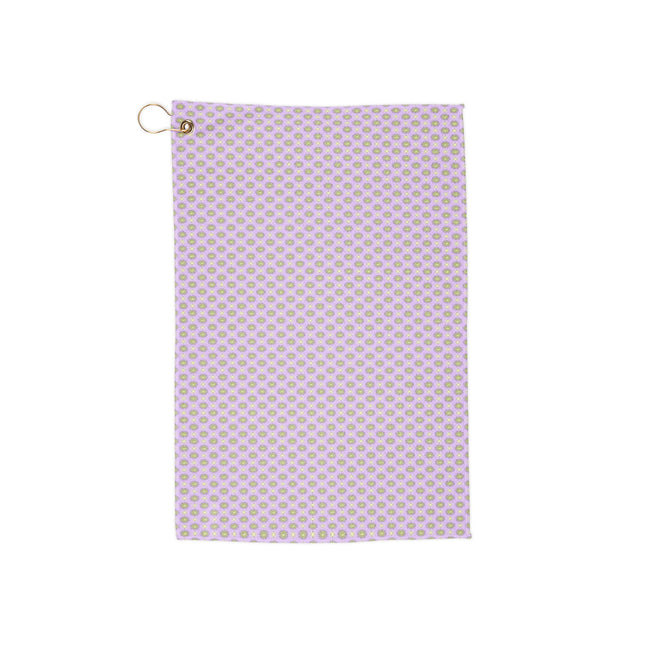 Magenta Star-crossed Bodies Golf Towel, 16" x 24"
