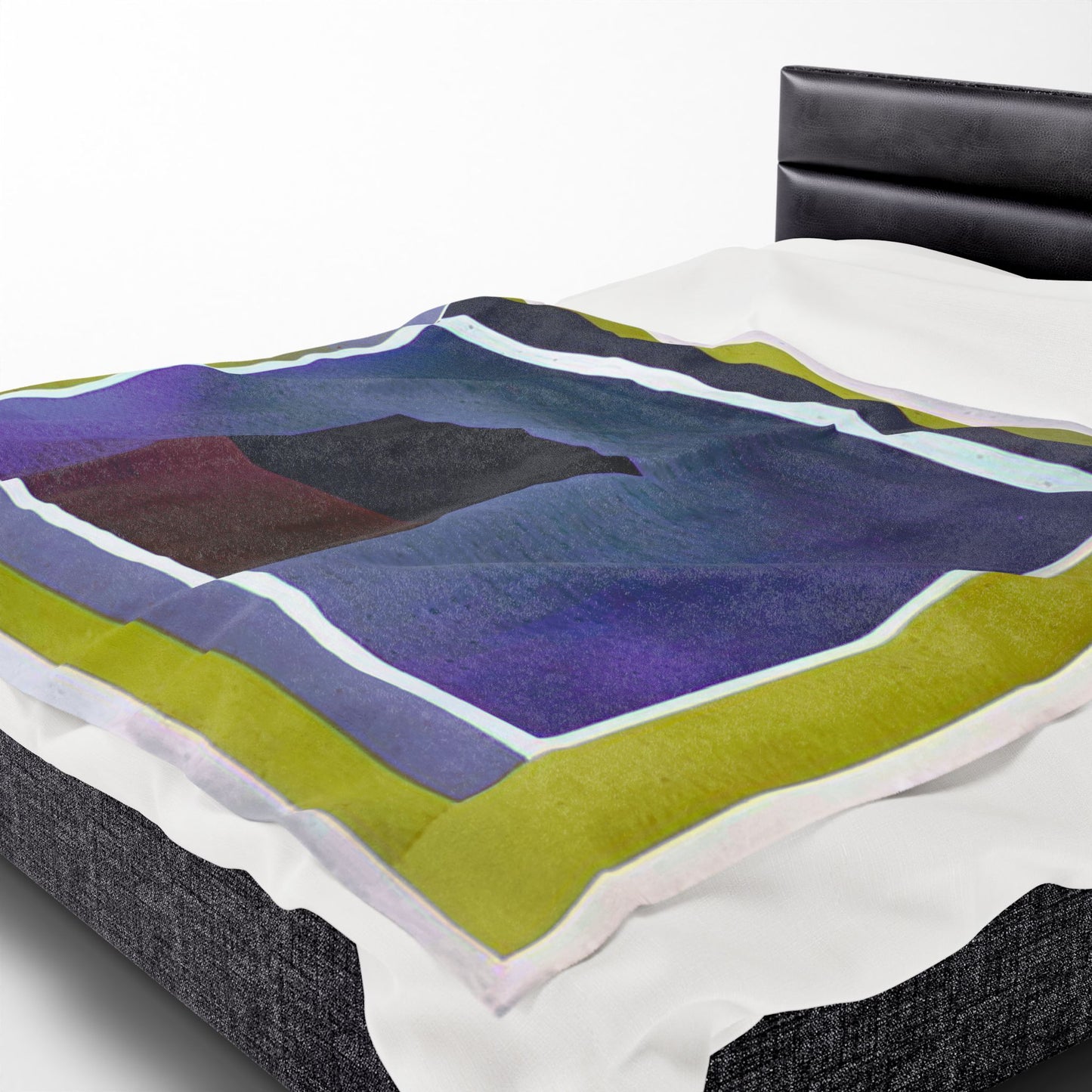 Zeta Shadow Velveteen Plush Blanket, 60" x 80"