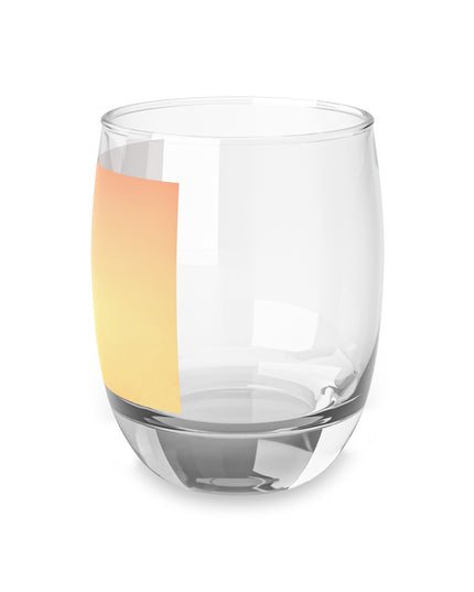 Hot Peach Fade Whiskey Glass, 6 oz