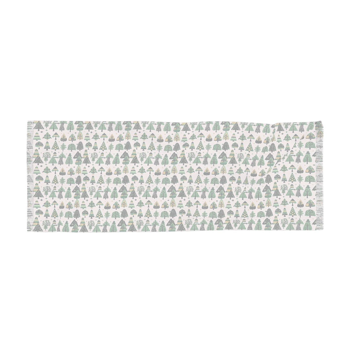 Mini Green Trees Light Scarf