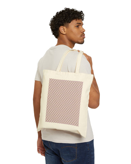 Magenta Star-crossed Bodies Cotton Canvas Tote Bag