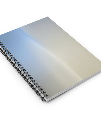 Cobalt Fade Wavey Spiral Notebook - Ruled Line, 6" x 8", 118 pages