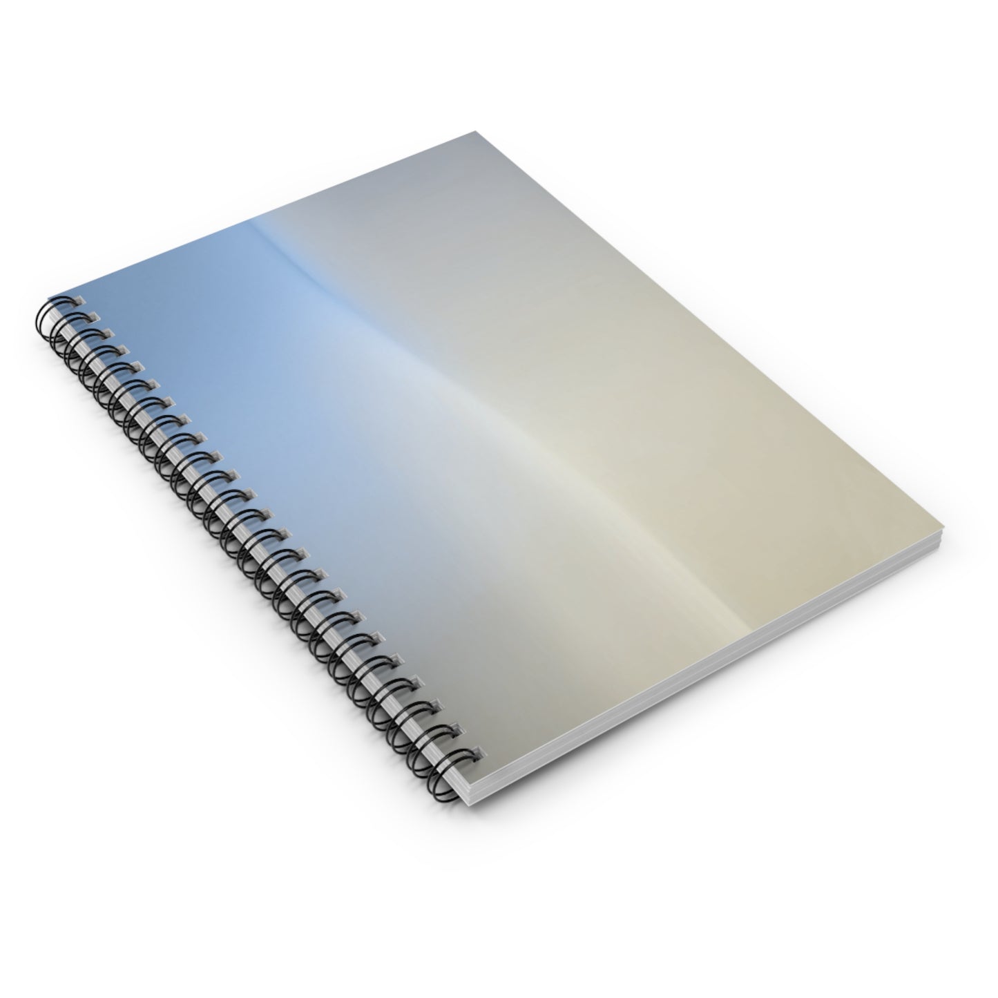 Cobalt Fade Wavey Spiral Notebook - Ruled Line, 6" x 8", 118 pages