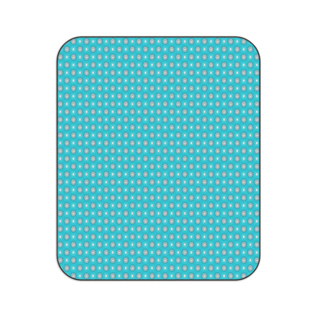 Tif Green Star-crossed Bodies Picnic Blanket, 61" × 51"