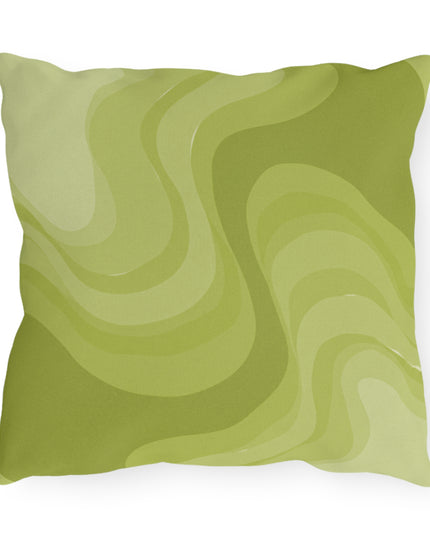 Lemon Wavey 16" x 16" Outdoor Pillow