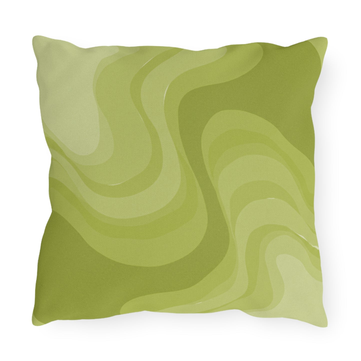 Lemon Wavey 16" x 16" Outdoor Pillow