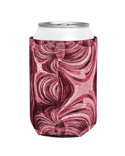 Uzi Spiral Ruby 12 oz Can Cooler Sleeve