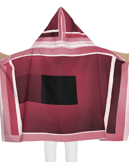 Red Shadow Youth Hooded Towel, 24" x 48"