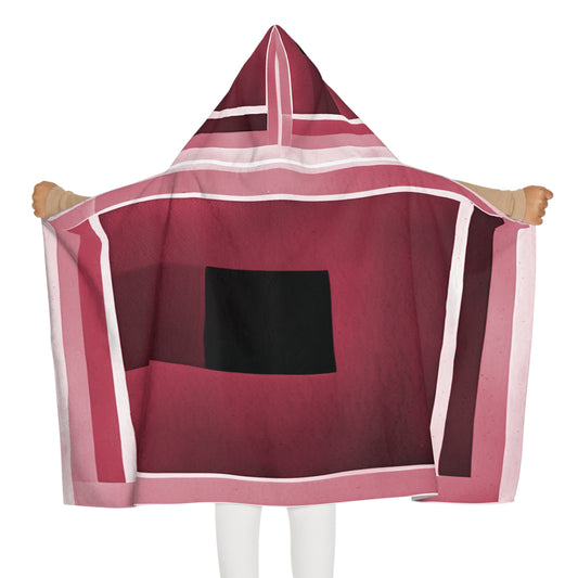 Red Shadow Youth Hooded Towel, 24" x 48"