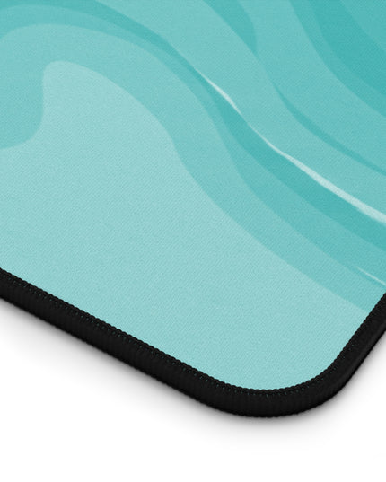 Tif Green Wavey 12" x 22" Desk Mat