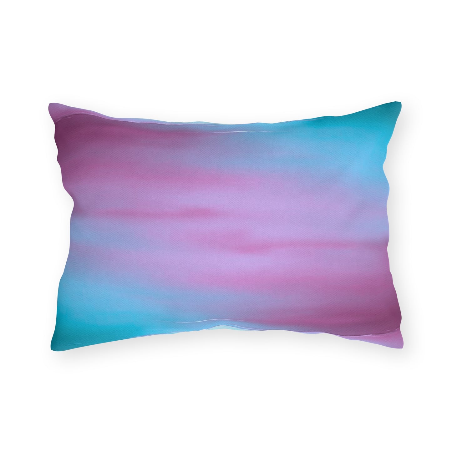 Wine Sea Blue Fog 20" x 14" Outdoor Pillow
