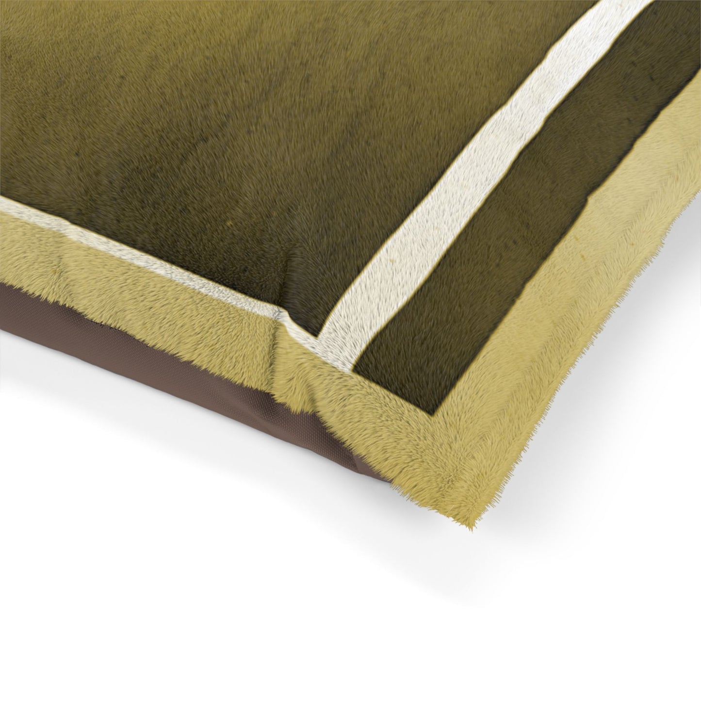 Tan Shadow 28" × 18" Pet Bed