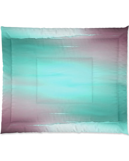 Green Sea Lavender Fog 104" × 88" Comforter