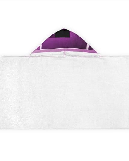 Magenta Shadow Youth Hooded Towel, 24" x 48"