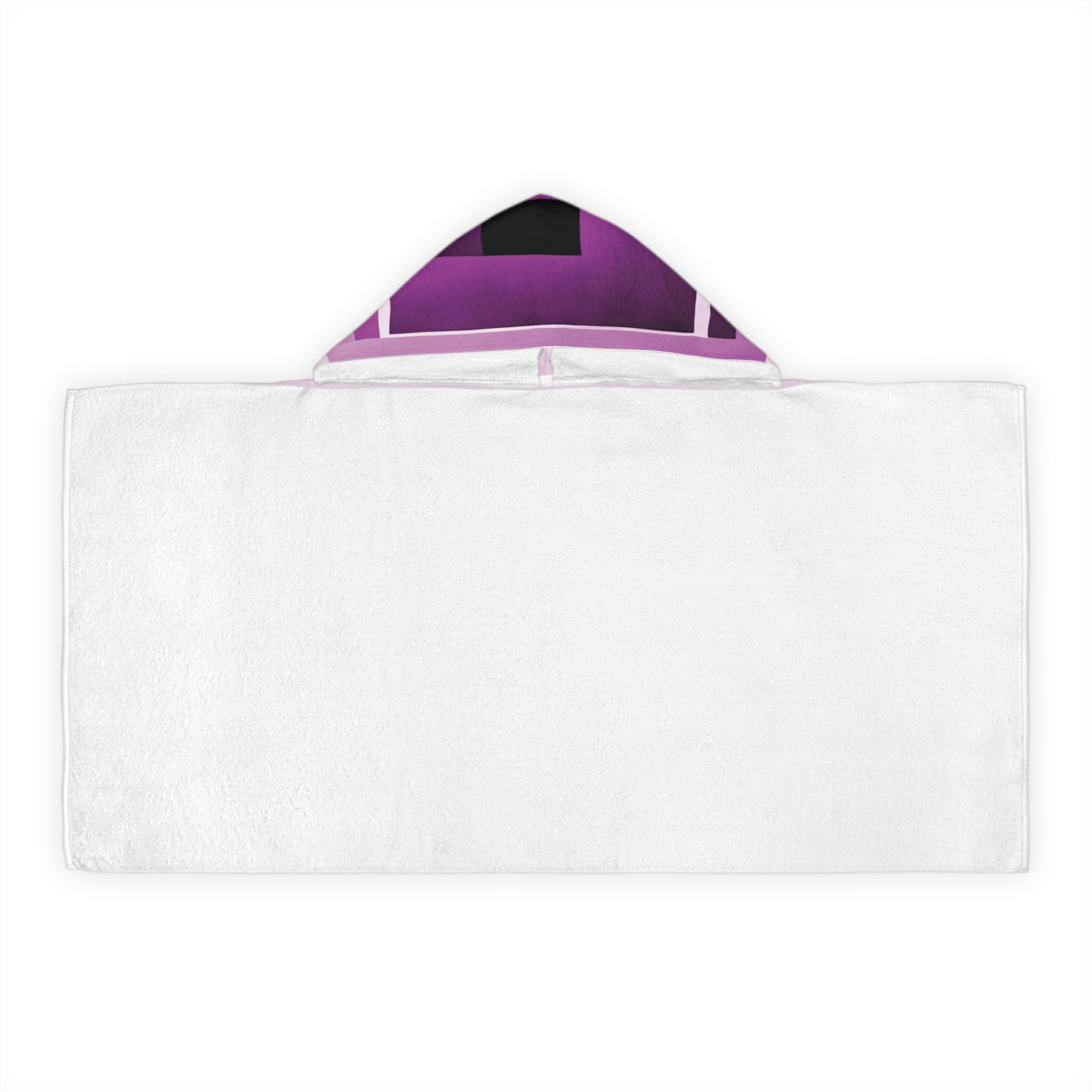 Magenta Shadow Youth Hooded Towel, 24" x 48"