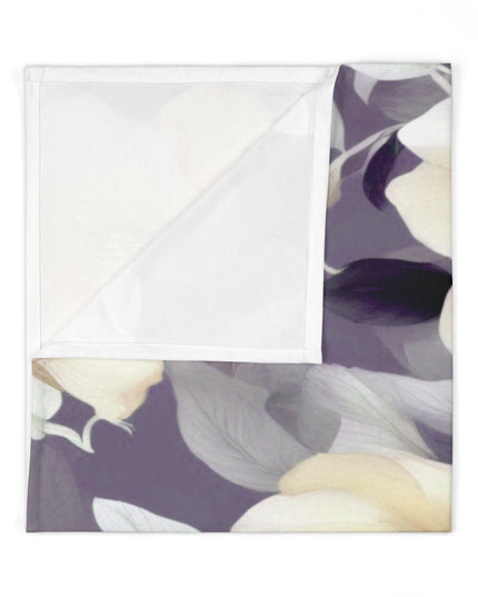 White Blush Floral Bunch Baby Swaddle 30″×40″ Blanket
