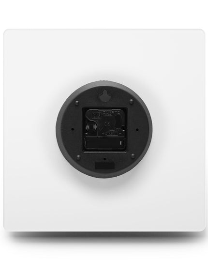 Uzi Spiral Ruby Acrylic Wall Clock, Round or Square, 10.75" x 10.75"