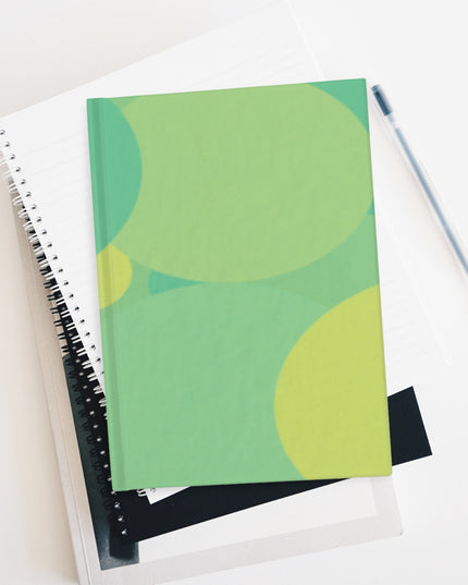 Pastel Green Patches 5" x 7" Journal - 128 Blank pages