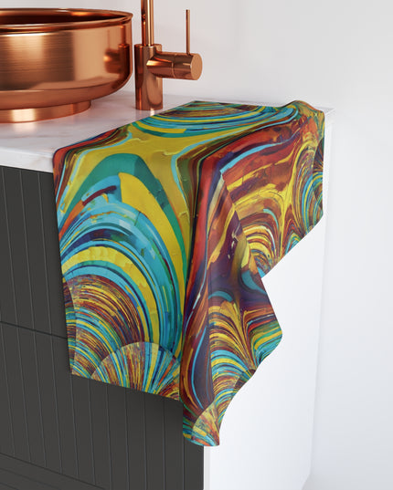 Uzi Spiral Alpha Hand Towel, 16" x 28"