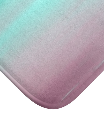 Green Sea Lavender Fog 34" x 21" Bath Mat