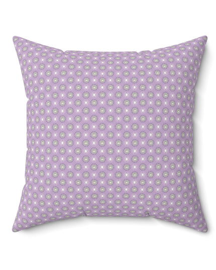 Lavender Star-crossed Bodies Faux Suede Square Pillow, 20" x 20"