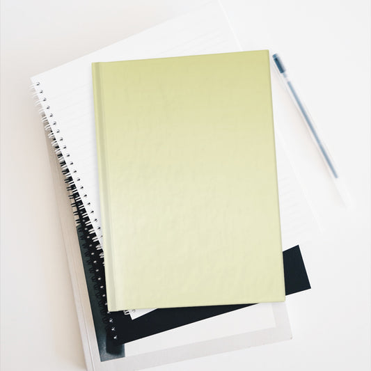 Lemon Fade 5" x 7" Journal - 128 Blank pages