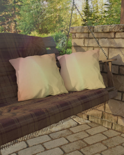 Hot Peach Fade 18" x 18" Outdoor Pillow