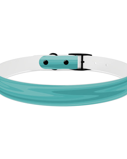 Tif Green Wavey Extra Large Dog Collar