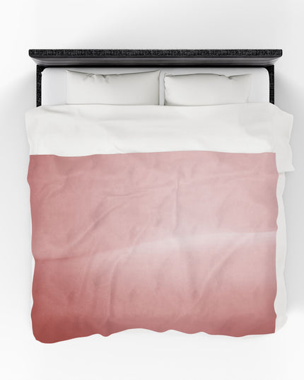 Rose Red Fade Velveteen Plush Blanket, 60" x 80"