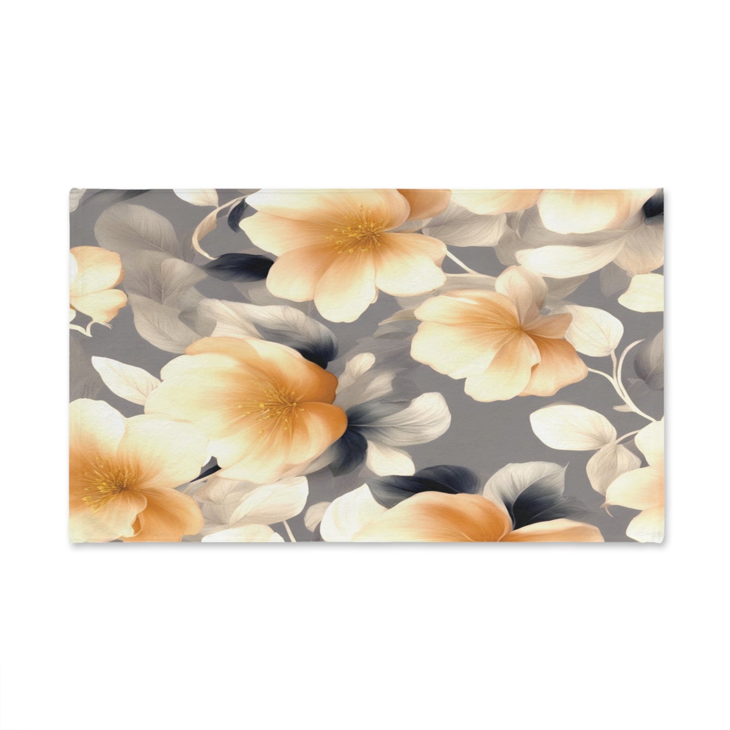 Soft Blossom Floral Bunch Hand Towel, 16" x 28"