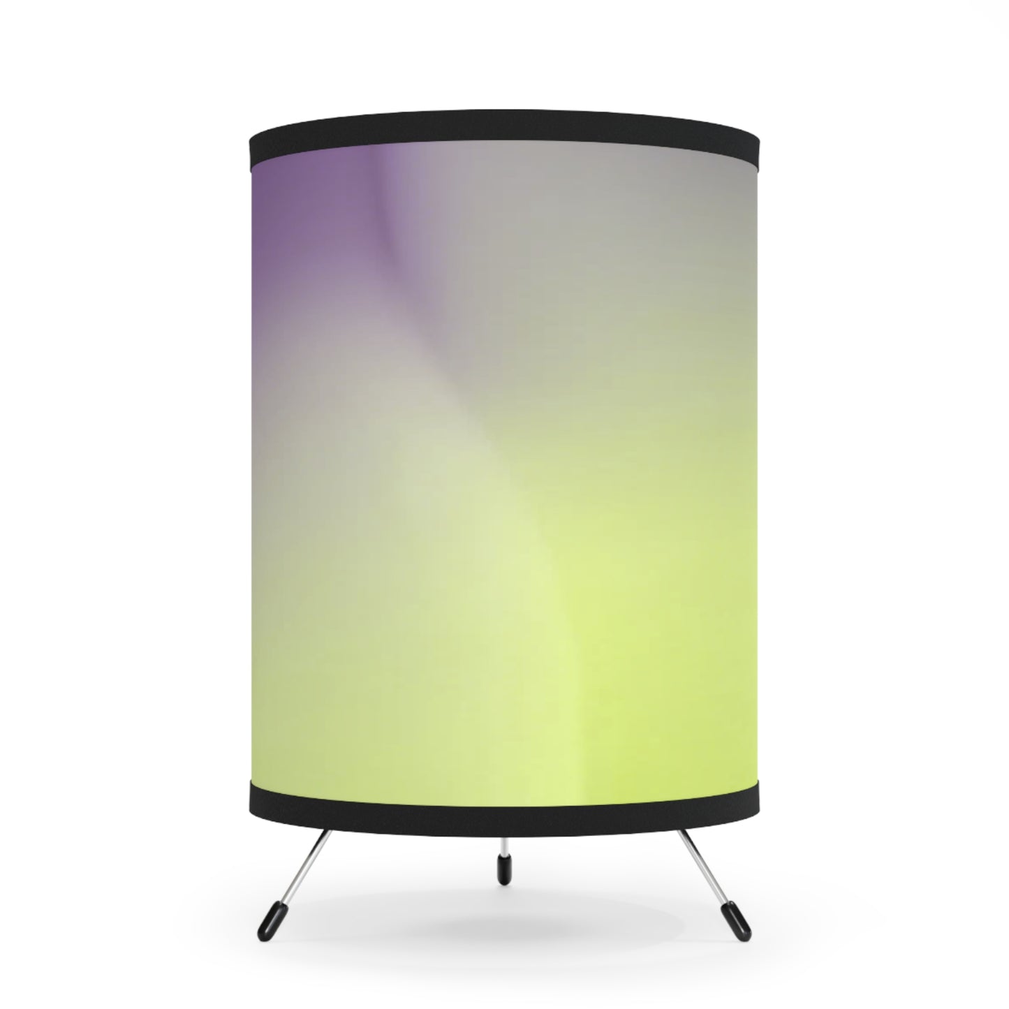 Purple Golden Fade Tripod Lamp with High-Res Printed Shade, US\CA plug