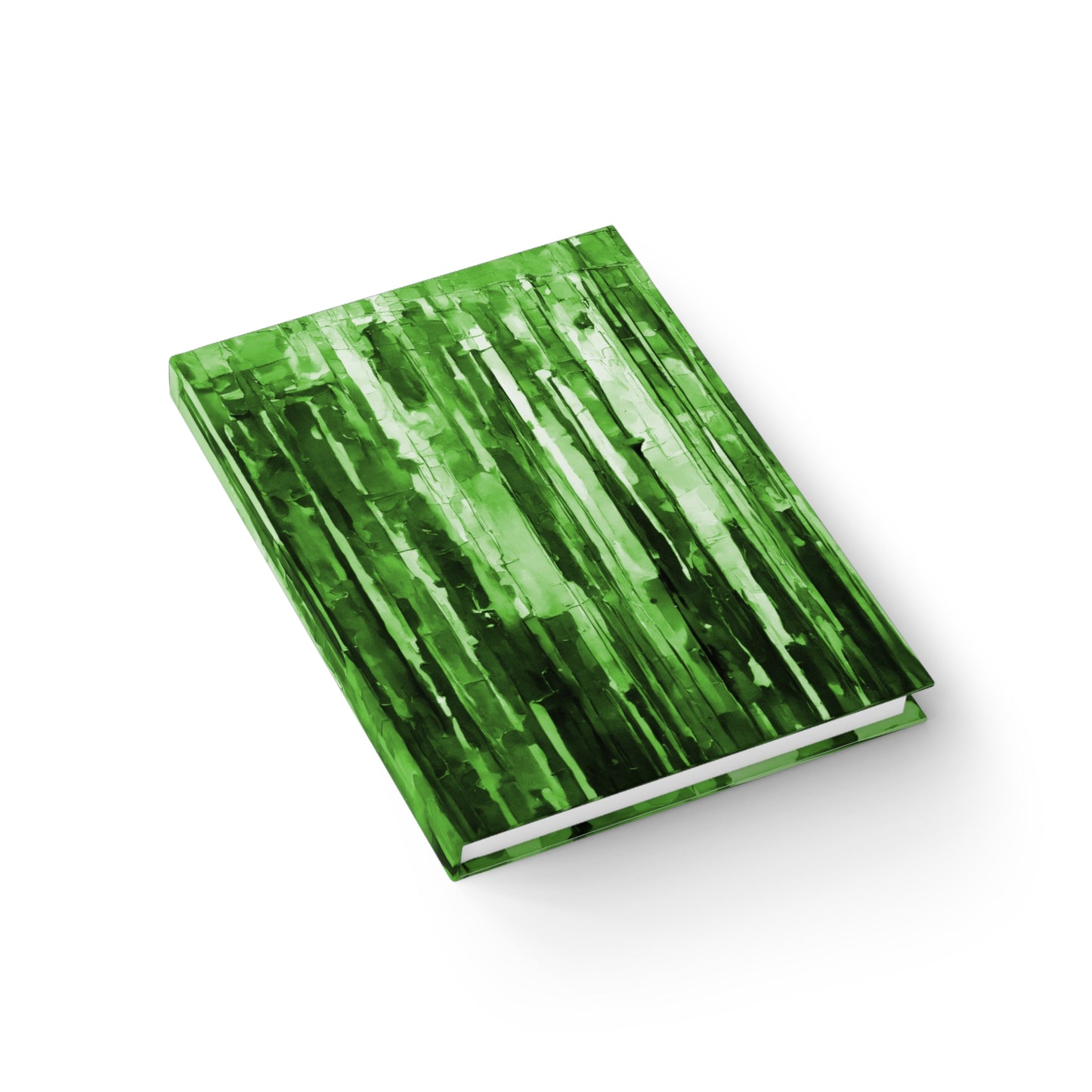 Striped Mint Pastel 5" x 7" Journal - 128 Blank pages