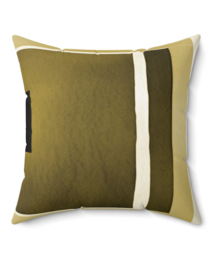 Tan Shadow 20" x 20" Faux Suede Square Pillow