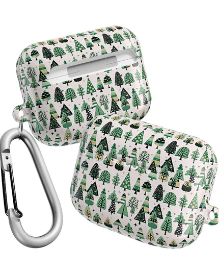 Mini Vintage Green Trees AirPod Cases (Airpods Cases Gen 1)
