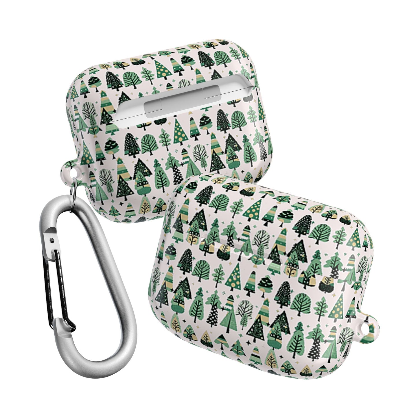 Mini Vintage Green Trees AirPod Cases (Airpods Cases Gen 1)