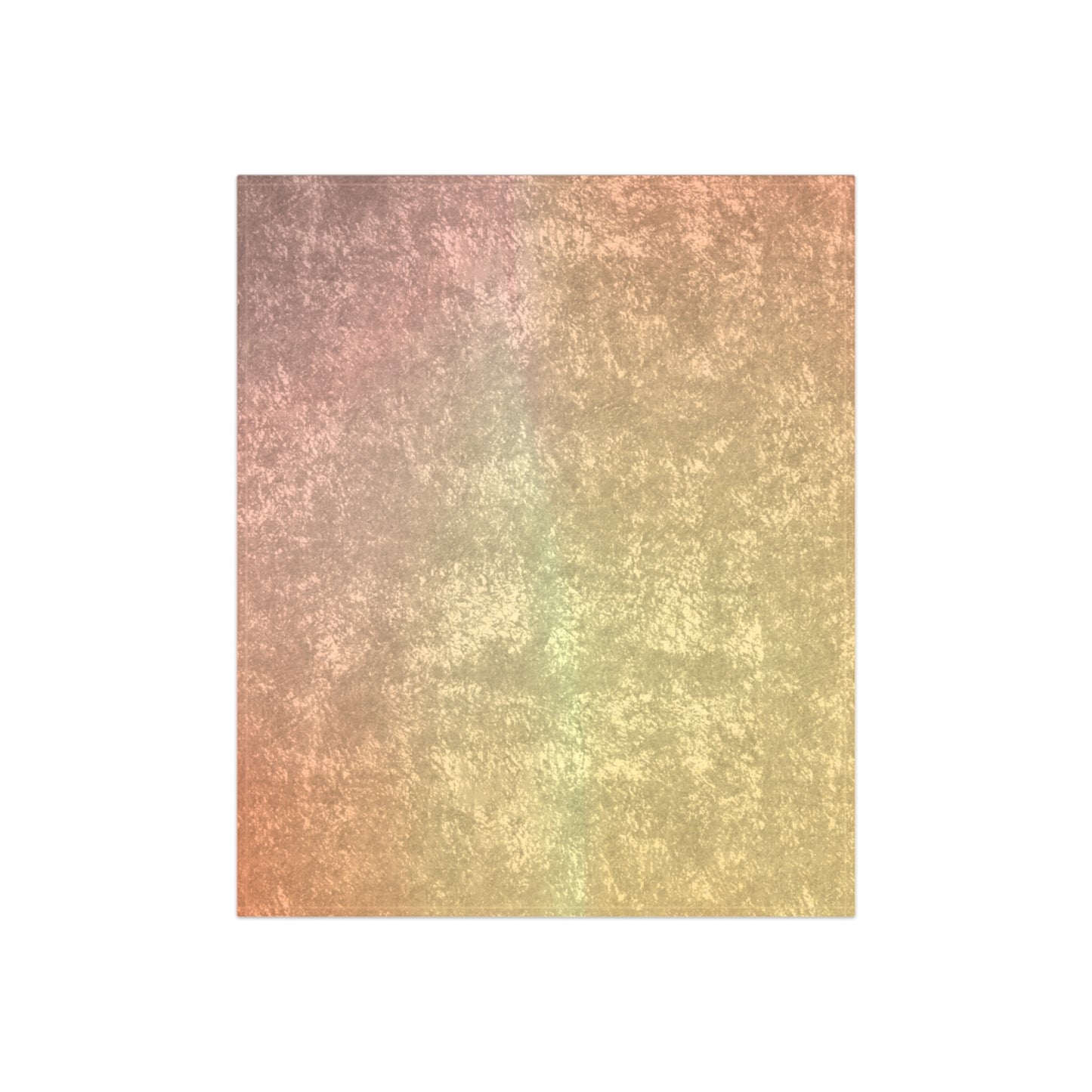Hot Peach Fade 50" x 60" Crushed Velvet Blanket