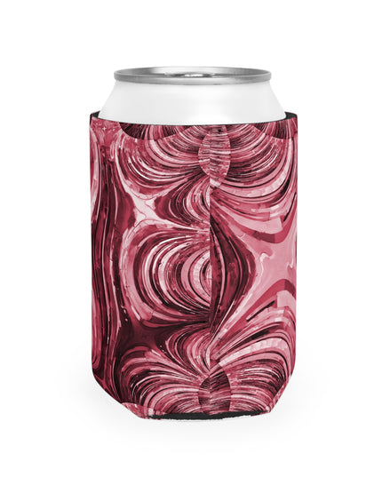 Uzi Spiral Ruby 12 oz Can Cooler Sleeve