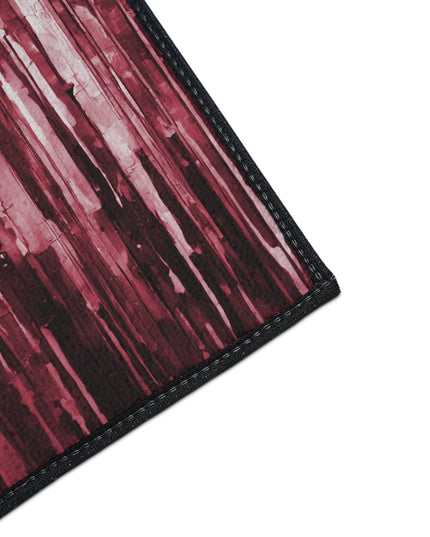 Striped Ruby 18" x 24" Heavy Duty Floor Mat