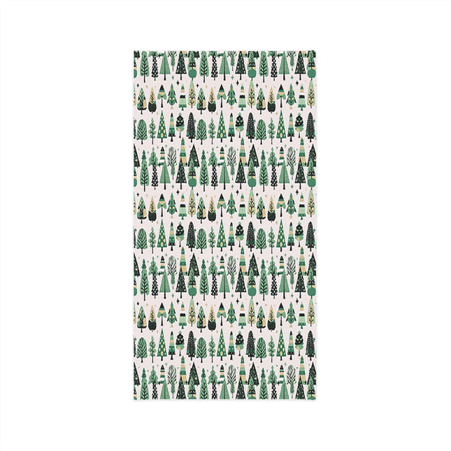 Mini Vintage Green Trees Lightweight Neck Gaiter