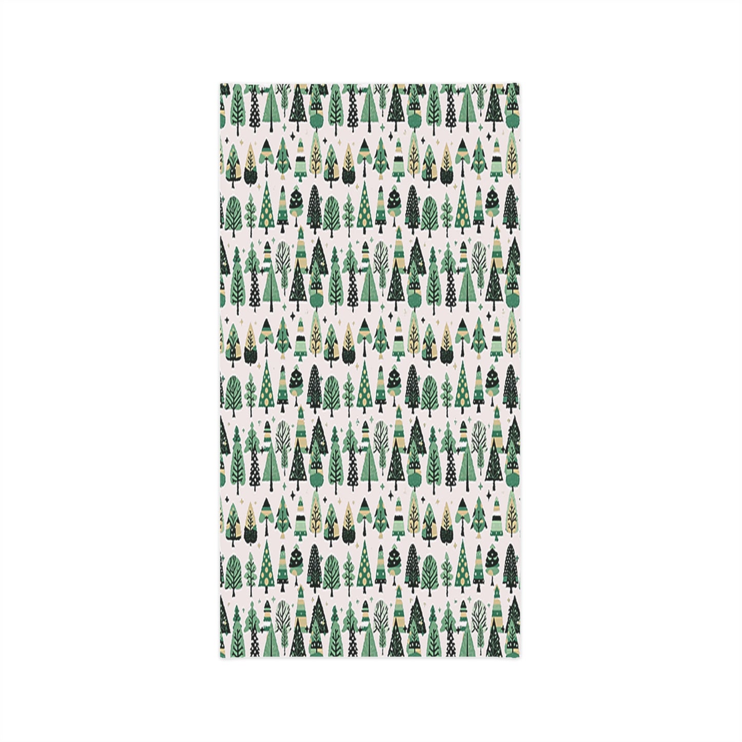 Mini Vintage Green Trees Lightweight Neck Gaiter