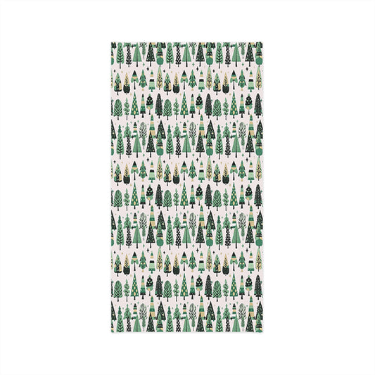 Mini Vintage Green Trees Lightweight Neck Gaiter