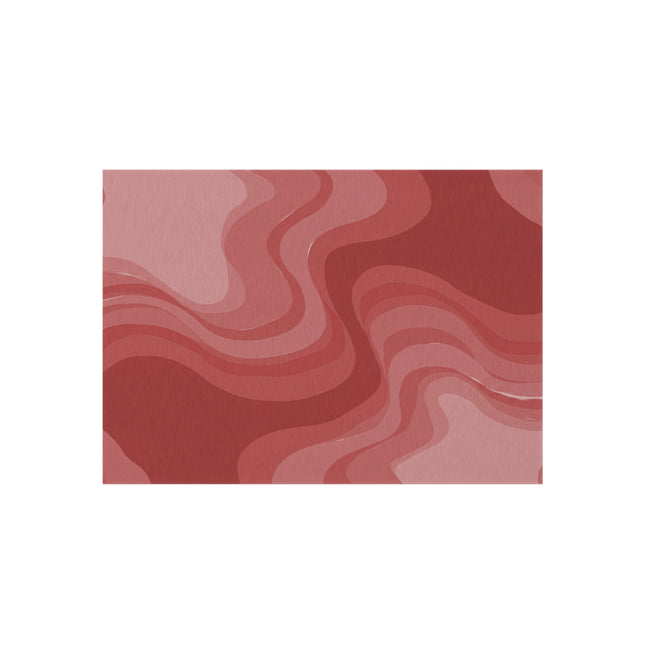 Power Red Wavey 60" x 84" Outdoor Rug